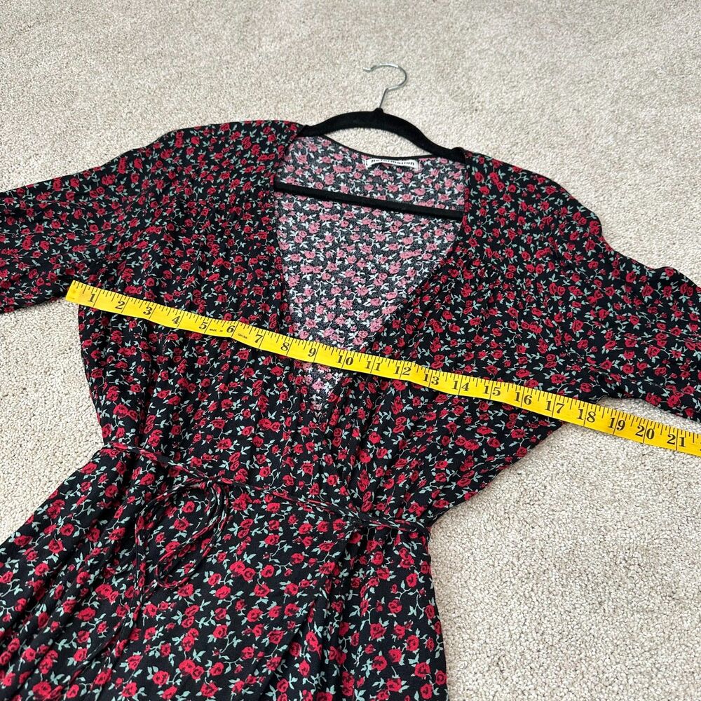 Reformation Judith Wrap Dress in Mabel Floral Print Size L/XL - Picture 8 of 8